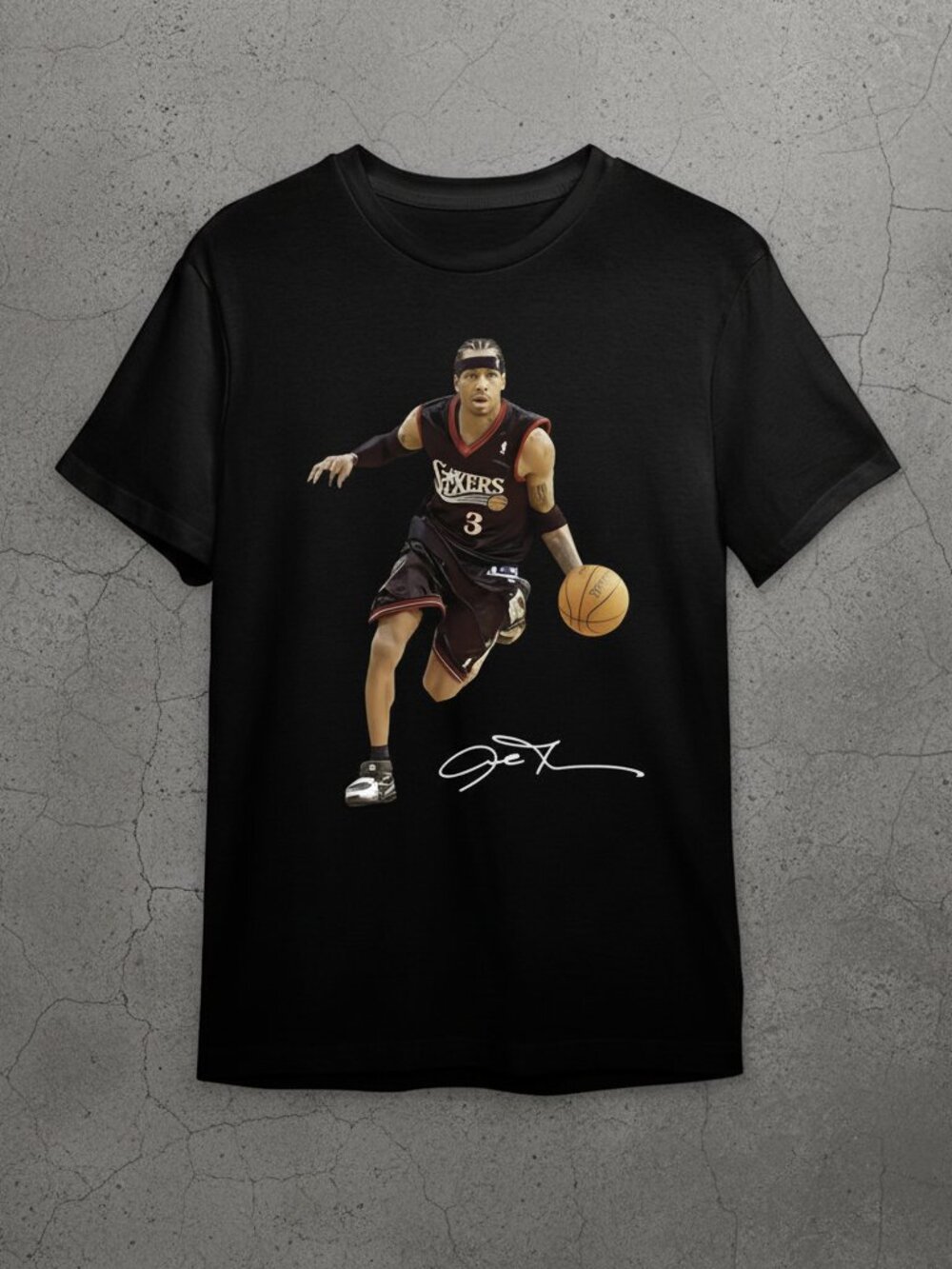 Retro Basketball Graphic Tee Black Vintage Player Inspired Streetwear Shirt